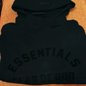 Fear of God Essentials Black Hoodie